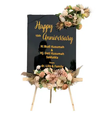 Papan Bunga Akrilik Piai Tangah